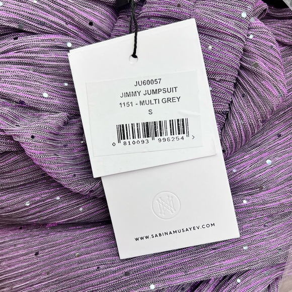 NWT Sabina Musayev Jimmy Jumpsuit Size Small - Picture 8 of 11